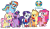 Size: 2407x1385 | Tagged: safe, artist:anonymous, artist:shiibases, artist:sir-psych0-s3xy, edit, editor:unofficial edits thread, imported from ponybooru, applejack, fluttershy, pinkie pie, rainbow dash, rarity, twilight sparkle, alicorn, earth pony, pegasus, pony, unicorn, /mlp/, applejack's hat, bandana, base used, body painting, bow, bracelet, clothes, cowboy hat, dress, ear piercing, earring, euro 2020, face paint, female, flying, france, germany, hair bow, hat, italy, jewelry, looking at each other, mane six, mare, netherlands, piercing, portugal, simple background, smiling, socks, spain, spread wings, transparent background, twilight sparkle (alicorn), unofficial edits thread, wings