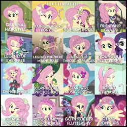 Size: 1080x1080 | Tagged: safe, edit, edited screencap, editor:flutteriaeth, imported from derpibooru, screencap, fluttershy, pinkie pie, rainbow dash, rarity, bird, costume conundrum, dance magic, equestria girls, equestria girls (movie), equestria girls series, friendship games, friendship through the ages, holidays unwrapped, legend of everfree, perfect day for fun, rainbow rocks, rollercoaster of friendship, so much more to me, sunset's backstage pass!, the road less scheduled, the road less scheduled: fluttershy, spoiler:eqg series (season 2), spoiler:eqg specials, clothes, cornucopia costumes, costume conundrum: rarity, crystal guardian, cute, cutie mark, cutie mark on clothes, dance magic (song), eyes closed, female, geode of fauna, glasses, hairpin, jewelry, legend you were meant to be, magical geodes, microphone, music festival outfit, musical instrument, necklace, o come all ye squashful, one eye closed, ponied up, ponytail, rainbow rocks outfit, shyabetes, smiling, tambourine, welcome to the show, wink