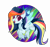 Size: 3256x3076 | Tagged: safe, artist:lilywolfpie, artist:lilywolfpie-yt, imported from derpibooru, oc, oc only, oc:prism borealis, pegasus, pony, base used, female, high res, mare, offspring, parent:rainbow dash, parent:soarin', parents:soarindash, simple background, solo, transparent background