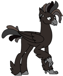 Size: 2785x3364 | Tagged: safe, artist:agdapl, imported from derpibooru, oc, oc only, oc:ace, classical hippogriff, hippogriff, base used, ear piercing, earring, high res, hippogriff oc, jewelry, piercing, simple background, smiling, solo, transparent background