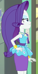 Size: 339x659 | Tagged: safe, imported from derpibooru, screencap, rarity, equestria girls, equestria girls series, forgotten friendship, cropped, rarity peplum dress, sexy, solo