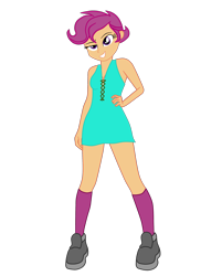 Size: 2210x2755 | Tagged: safe, artist:gmaplay, imported from derpibooru, scootaloo, equestria girls, high res, older, older scootaloo, simple background, solo, transparent background