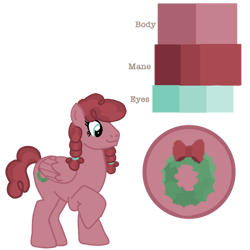 Size: 1024x1024 | Tagged: safe, artist:box-of-ideas, artist:russmindjk, imported from derpibooru, oc, oc:festive core, pegasus, pony, base used, braided pigtails, cutie mark, female, mare, offspring, parent:big macintosh, parent:marble pie, parents:marblemac, reference sheet, simple background, transparent background