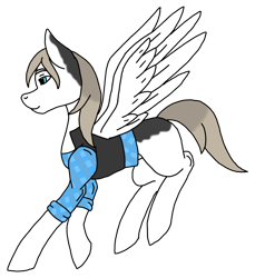 Size: 2632x2875 | Tagged: safe, artist:agdapl, imported from derpibooru, pegasus, pony, clothes, crossover, female, heavy weapons guy, high res, mare, ponified, rule 63, simple background, species swap, team fortress 2, transparent background, wings