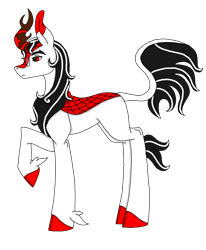 Size: 2897x3520 | Tagged: safe, artist:agdapl, imported from derpibooru, kirin, crossover, high res, hoof fluff, horn, kirin-ified, leonine tail, male, medic, raised hoof, simple background, species swap, team fortress 2, transparent background