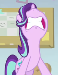 Size: 449x582 | Tagged: safe, imported from derpibooru, screencap, starlight glimmer, pony, the end in friend, angry, cropped, cute, gritted teeth, madorable, solo, volumetric mouth