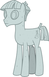 Size: 3000x4672 | Tagged: safe, artist:cloudy glow, artist:cloudyglow, imported from derpibooru, mudbriar, earth pony, pony, student counsel, .ai available, male, petrification, simple background, solo, transparent background, turned to stone, vector