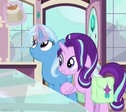 Size: 564x500 | Tagged: safe, imported from derpibooru, screencap, starlight glimmer, trixie, all bottled up, cropped