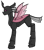 Size: 2544x2897 | Tagged: safe, alternate version, artist:agdapl, imported from derpibooru, changeling, changelingified, crossover, female, high res, miss pauling, pink changeling, simple background, species swap, team fortress 2, transparent background