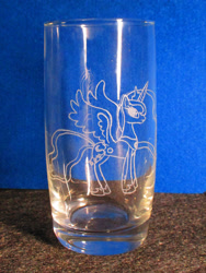 Size: 1920x2560 | Tagged: safe, alternate version, artist:malte279, imported from derpibooru, princess luna, craft, glass engraving