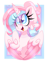 Size: 1280x1595 | Tagged: safe, artist:ladylullabystar, imported from derpibooru, oc, oc only, oc:lullaby star, alicorn, pony, bust, female, mare, portrait, solo