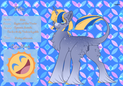 Size: 3500x2454 | Tagged: safe, artist:nobleclay, imported from derpibooru, oc, oc only, oc:felix, pony, unicorn, high res, magical gay spawn, male, offspring, parent:star tracker, parent:stygian, reference sheet, solo, stallion