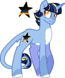 Size: 697x837 | Tagged: safe, artist:rickysocks, imported from derpibooru, oc, oc only, oc:dusky stars, pony, unicorn, male, offspring, parent:sunny skies, parent:twilight sparkle, simple background, solo, stallion, transparent background