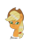 Size: 1024x1466 | Tagged: safe, artist:wrath-marionphauna, imported from derpibooru, applejack, pony, applejack's hat, cowboy hat, digital art, hat, smiling, solo