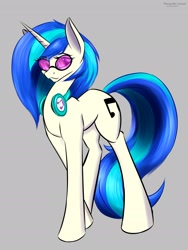 Size: 1460x1939 | Tagged: safe, artist:renarde-louve, imported from derpibooru, dj pon-3, vinyl scratch, pony, unicorn, headphones, looking at you, solo, sunglasses