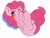 Size: 2048x1576 | Tagged: safe, artist:kurogewapony, imported from derpibooru, pinkie pie, earth pony, pony, blushing, cute, diapinkes, female, looking at you, lying, lying down, mare, on back, simple background, smiling, solo, underhoof