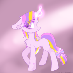 Size: 1200x1200 | Tagged: safe, artist:memengla, imported from derpibooru, oc, oc only, pony, unicorn, solo