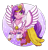 Size: 1181x1242 | Tagged: safe, artist:inuhoshi-to-darkpen, imported from derpibooru, pipp petals, pegasus, pony, adorapipp, cheek fluff, clothes, cute, female, g5, hoof fluff, mare, one eye closed, simple background, solo, transparent background