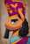 Size: 2679x3927 | Tagged: safe, artist:mrscroup, imported from derpibooru, duke of maretonia, neighbuchadnezzar, earth pony, pony, equestria at war mod, bust, clothes, ear fluff, facial hair, hat, high res, jewelry, male, portrait, regalia, solo, stallion