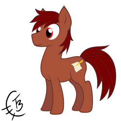 Size: 556x556 | Tagged: safe, artist:thetidbit, imported from derpibooru, oc, oc only, oc:penn, earth pony, pony, earth pony oc, male, solo, vector