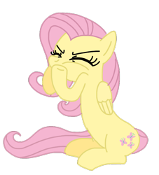 Size: 717x791 | Tagged: safe, artist:lsalusky, imported from derpibooru, fluttershy, pegasus, pony, beat boxing, beatboxing, eyes closed, female, simple background, sitting, solo, transparent background