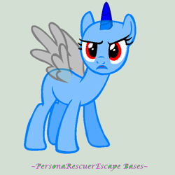 Size: 600x600 | Tagged: safe, artist:personarescuerescape, imported from derpibooru, oc, oc only, alicorn, pony, alicorn oc, bald, base, eyelashes, female, horn, mare, simple background, solo, unamused, wings