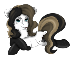 Size: 2500x2000 | Tagged: safe, artist:euspuche, imported from derpibooru, oc, oc only, oc:chocolate fudge, earth pony, pony, adorasexy, bedroom eyes, clothes, cute, earth pony oc, female, fluffy, high res, mare, ocbetes, sexy, socks, solo, stockings, thigh highs