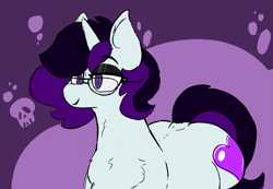 Size: 1207x833 | Tagged: safe, artist:somefrigginnerd, imported from derpibooru, oc, oc only, oc:purple reign, pony, unicorn, female, solo