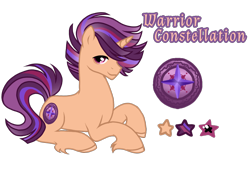 Size: 1596x1080 | Tagged: safe, artist:jvartes6112, imported from derpibooru, oc, oc only, pony, unicorn, hoof fluff, horn, lying down, male, offspring, parent:flash sentry, parent:twilight sparkle, parents:flashlight, prone, reference sheet, smiling, solo, stallion, unicorn oc