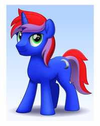 Size: 800x1004 | Tagged: safe, artist:jhayarr23, imported from derpibooru, oc, oc only, oc:charming crescent, pony, unicorn, male, solo, stallion