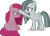 Size: 3038x2195 | Tagged: safe, artist:thatusualguy06, imported from derpibooru, marble pie, pinkie pie, earth pony, pony, altered cutie mark, atg 2021, comforting, deflated, distorted cutiemark, duo, duo female, female, head pat, high res, mare, natg 2021, newbie artist training grounds, pat, pinkamena diane pie, sad, show accurate, siblings, simple background, sisters, sitting, smiling, transparent background, vector, wavy mouth, when she doesn't smile