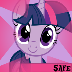 Size: 1024x1024 | Tagged: safe, artist:kittyhawk-contrail, editor:corpulent brony, imported from twibooru, twilight sparkle, pony, unicorn, derpibooru, c:, cute, female, happy, head tilt, hugpony poses, looking at you, mare, meta, official spoiler image, smiling, spoiler image, spoilered image joke, twiabetes, twibooru, unicorn twilight, vector