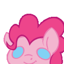 Size: 126x126 | Tagged: safe, artist:wcctnoam, imported from twibooru, pinkie pie, animated, bouncing, gif, manebooru exclusive, simple background, transparent background