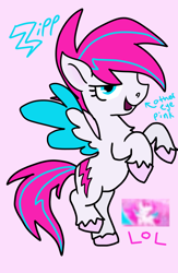 Size: 1248x1920 | Tagged: safe, artist:poniesblog, imported from twibooru, zipp storm, pegasus, pony, female, g5, image, png, simple background, solo, zipp