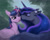 Size: 1250x1000 | Tagged: safe, artist:amarynceus, edit, editor:edits of hate, imported from twibooru, princess luna, twilight sparkle, alicorn, pony, /mlp/, cross-eyed, derp, eyes closed, female, floppy ears, horn, image, kissing, lesbian, mare, needs more jpeg, shipping, signature, smiling, twilight sparkle (alicorn), twiluna, unauthorized edit, unofficial edits thread, watermark