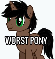 Size: 716x767 | Tagged: safe, artist:luckreza8, imported from twibooru, oc, oc only, oc:dark driveology, pony, unicorn, absurd resolution, happy, image, male, needs more jpeg, simple background, solo, stallion, transparent background, worst pony