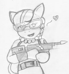 Size: 556x600 | Tagged: safe, artist:rdk, imported from twibooru, silver spoon, semi-anthro, ghostbusters, heart, image, needs more jpeg, sketch