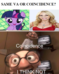 Size: 538x676 | Tagged: safe, imported from derpibooru, twilight sparkle, bernie kropp, coincidence i think not, cringe comedy, illuminati confirmed, meme, op is trying to be funny, shitposting, solo, tara strong, the incredibles