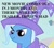 Size: 335x302 | Tagged: safe, edit, edited screencap, imported from derpibooru, screencap, trixie, pony, angry, g4, g5, impact font, in-universe pegasister, looking down, meme, mouthpiece, scrunchy face, solo, text