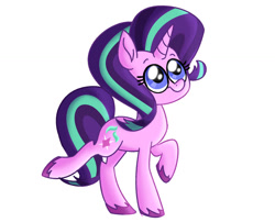 Size: 1024x826 | Tagged: safe, artist:mistysparkles, imported from derpibooru, starlight glimmer, pony, unicorn, female, mare, simple background, solo, white background