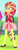 Size: 350x947 | Tagged: safe, imported from derpibooru, screencap, pinkie pie, sunset shimmer, cheer you on, equestria girls, equestria girls series, spoiler:eqg series (season 2), alternate hairstyle, boots, clenched fist, clothes, cropped, determined smile, dress, fingerless gloves, gloves, knee-high boots, leggings, offscreen character, offscreen human, ponied up, pony ears, shoes, skirt, sleeveless, spiked headband, super ponied up