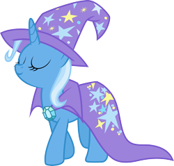 Size: 3138x3000 | Tagged: safe, artist:jeatz-axl, imported from derpibooru, trixie, pony, unicorn, .svg available, brooch, cape, clothes, eyes closed, female, gem, hat, high res, jewelry, mare, simple background, smiling, solo, transparent background, trixie's brooch, trixie's cape, trixie's hat, vector