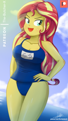 Size: 1058x1889 | Tagged: safe, artist:the-butch-x, imported from twibooru, sunset shimmer, equestria girls, image, png, solo