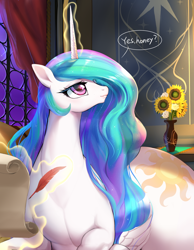 Size: 1888x2439 | Tagged: safe, artist:chigusa, imported from twibooru, princess celestia, pony, image, png