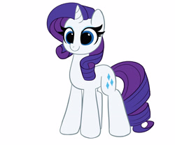 Size: 4096x3456 | Tagged: safe, artist:kittyrosie, edit, editor:hotkinkajou, rarity, pony, unicorn, /mlp/, cute, female, high res, mare, raribetes, smiling, solo, unofficial edits thread