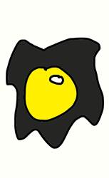 Size: 664x1082 | Tagged: safe, artist:sugarbugjewelpet, imported from derpibooru, daring do, dragon, 1000 hours in ms paint, ball, dragon do, dragoness, dragonified, female, rolling, simple background, solo, species swap, spin dash, white background