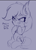 Size: 2125x2928 | Tagged: safe, artist:freefraq, imported from derpibooru, oc, oc only, oc:anonfilly, angry, belly button, female, filly, high res, juice, juice box, monochrome