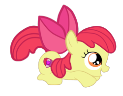 Size: 1462x1150 | Tagged: safe, artist:gmaplay, imported from derpibooru, apple bloom, earth pony, pony, simple background, solo, transparent background