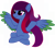 Size: 7800x6799 | Tagged: safe, artist:laszlvfx, imported from derpibooru, oc, oc only, oc:sapphire yasmin, pegasus, pony, absurd resolution, crossed legs, female, mare, meditating, simple background, solo, transparent background, two toned wings, wings, yoga