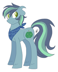 Size: 1300x1600 | Tagged: safe, artist:gallantserver, imported from derpibooru, oc, oc only, oc:theodore, earth pony, pony, male, parents:shiningmac, simple background, solo, stallion, transparent background